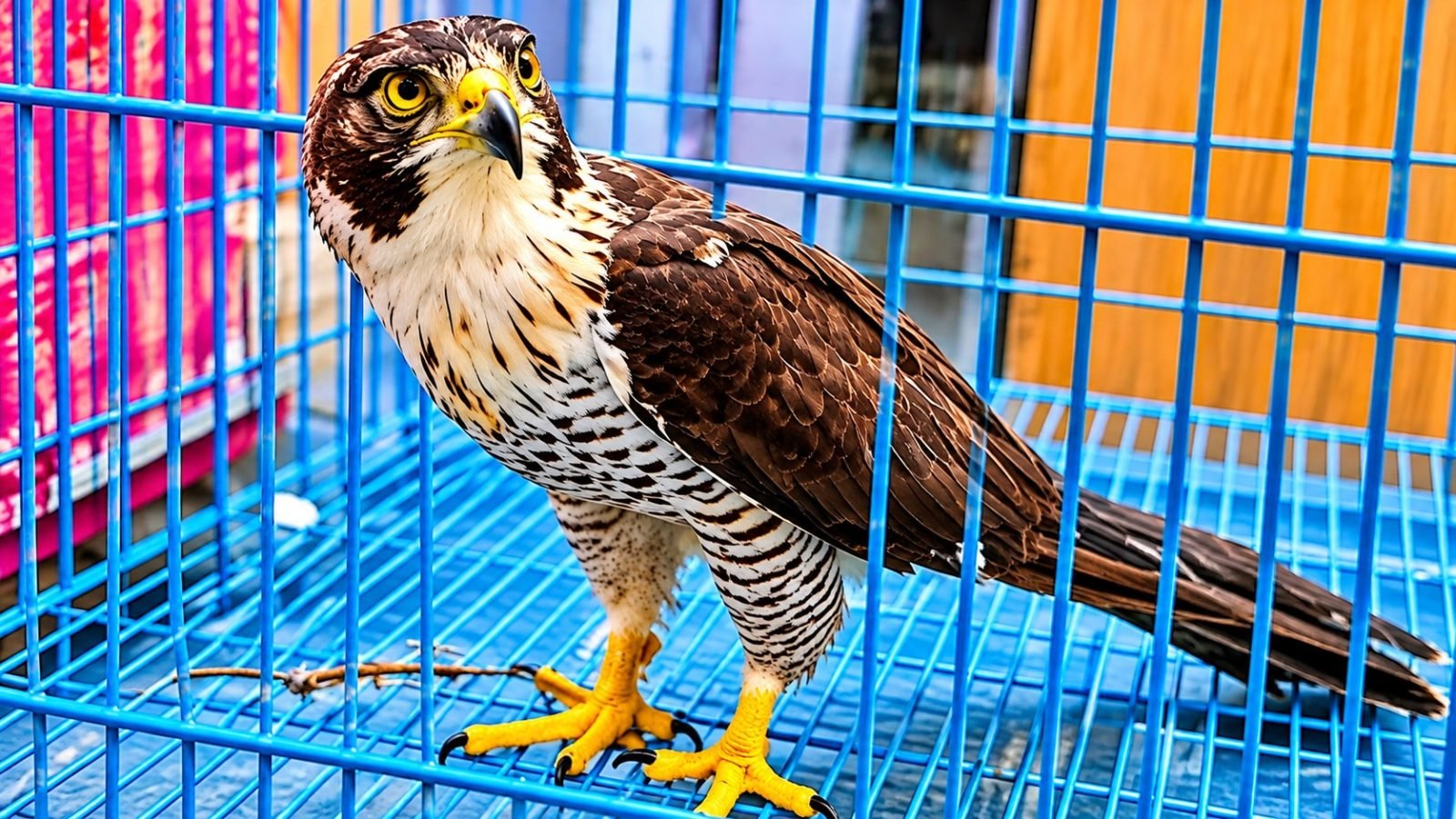 यूपी एसटीएफ का बड़ा एक्शन: अंतरराष्ट्रीय वन्यजीव तस्करी गिरोह का पर्दाफाश, 14 करोड़ के 7 दुर्लभ बाज बरामद; मुंबई का आरोपी गिरफ्तार
